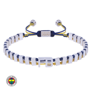 FB Yellow & Navy Forever Bronze Bracelet