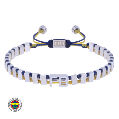 FB Yellow & Navy Forever Bronze Bracelet