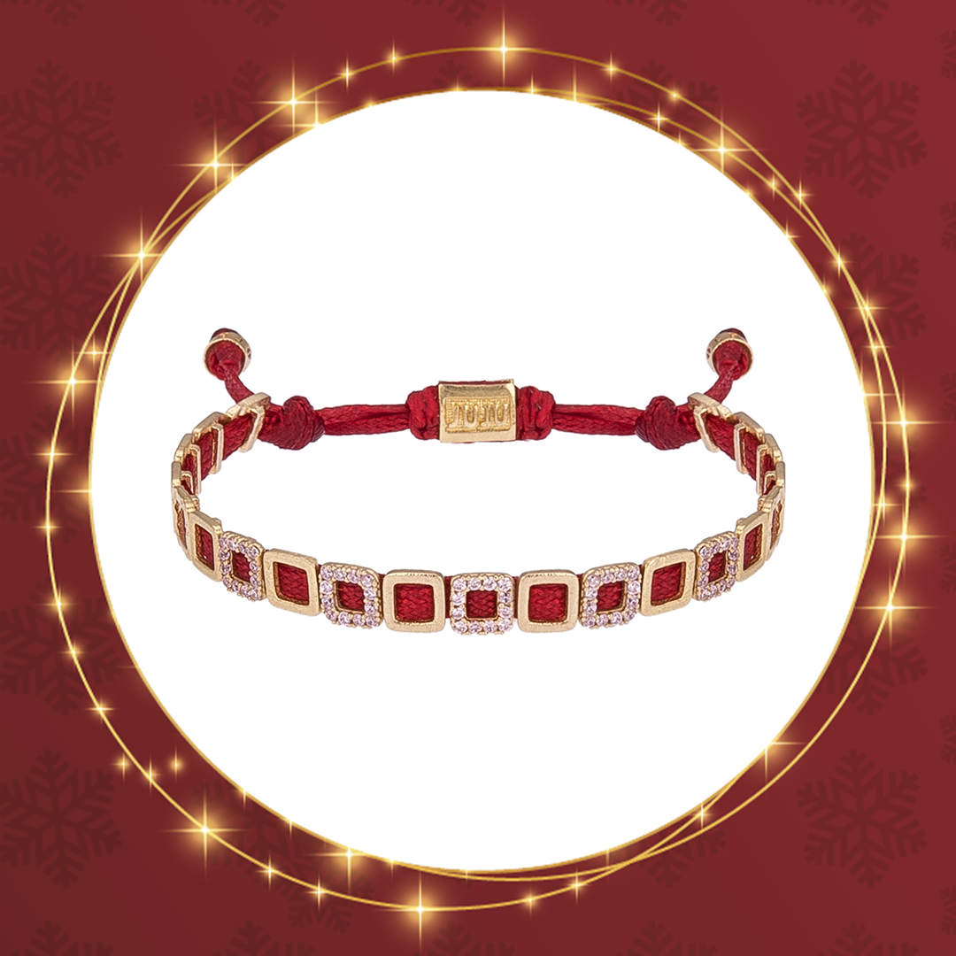 Mini Square Bracelet with Stones