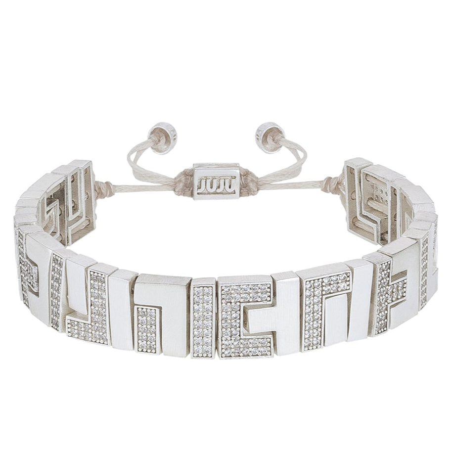 Tetris Block Bracelet with Stones