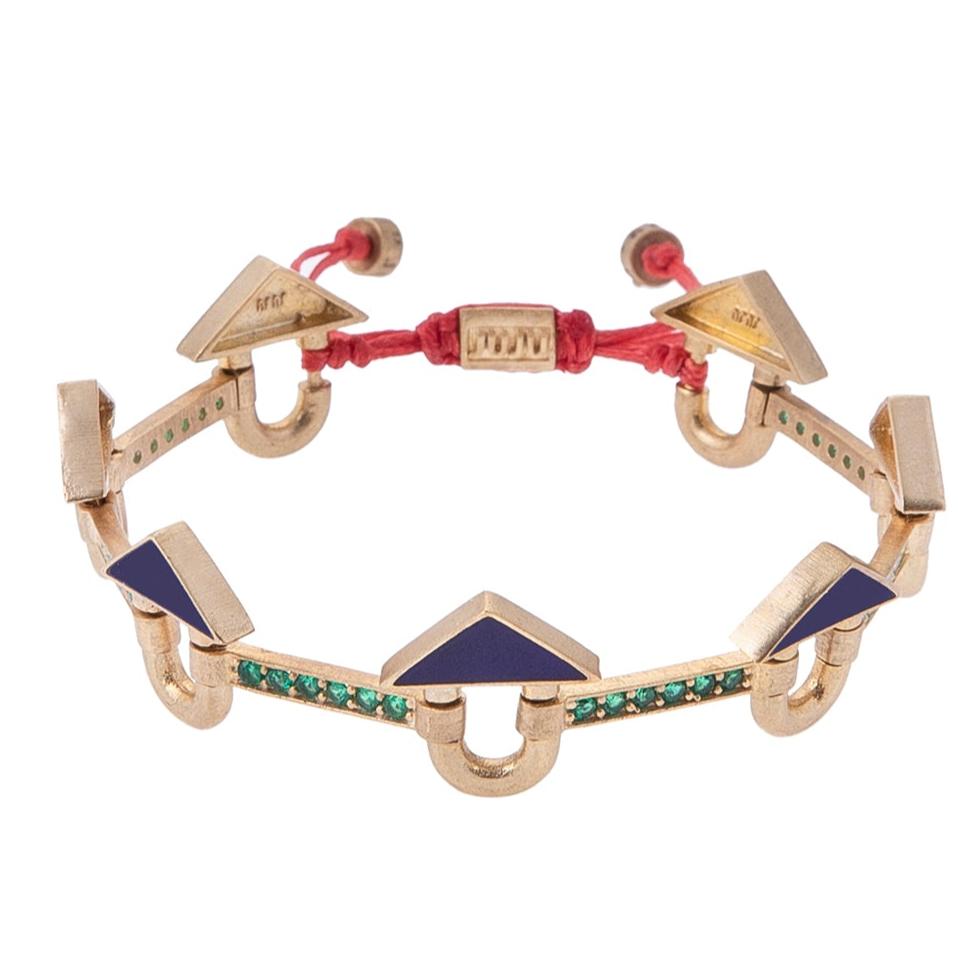 Home Enamel Bracelet