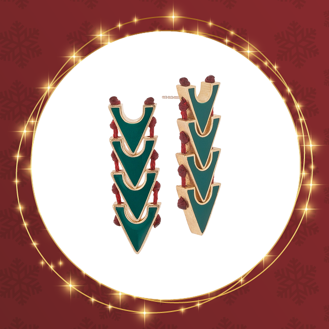 Enamel Rhythm Earrings