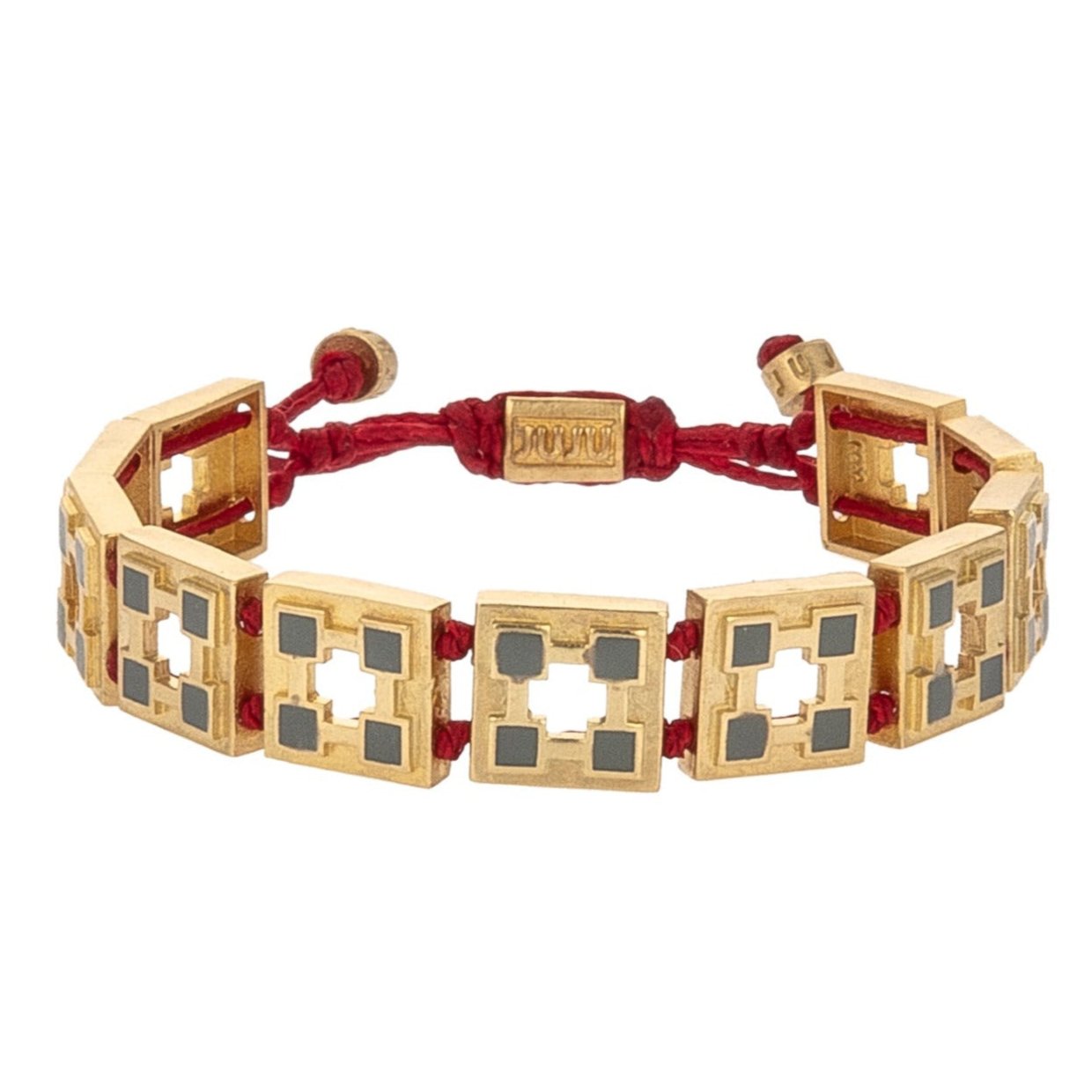 Border Bracelet with Dots