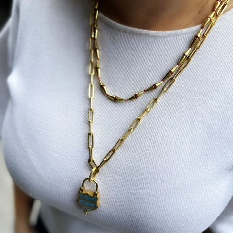 Turquoise Point Necklace