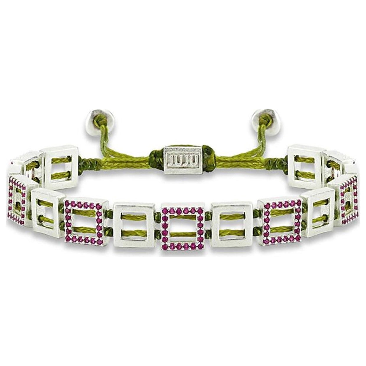 Square Bracelet with Stones