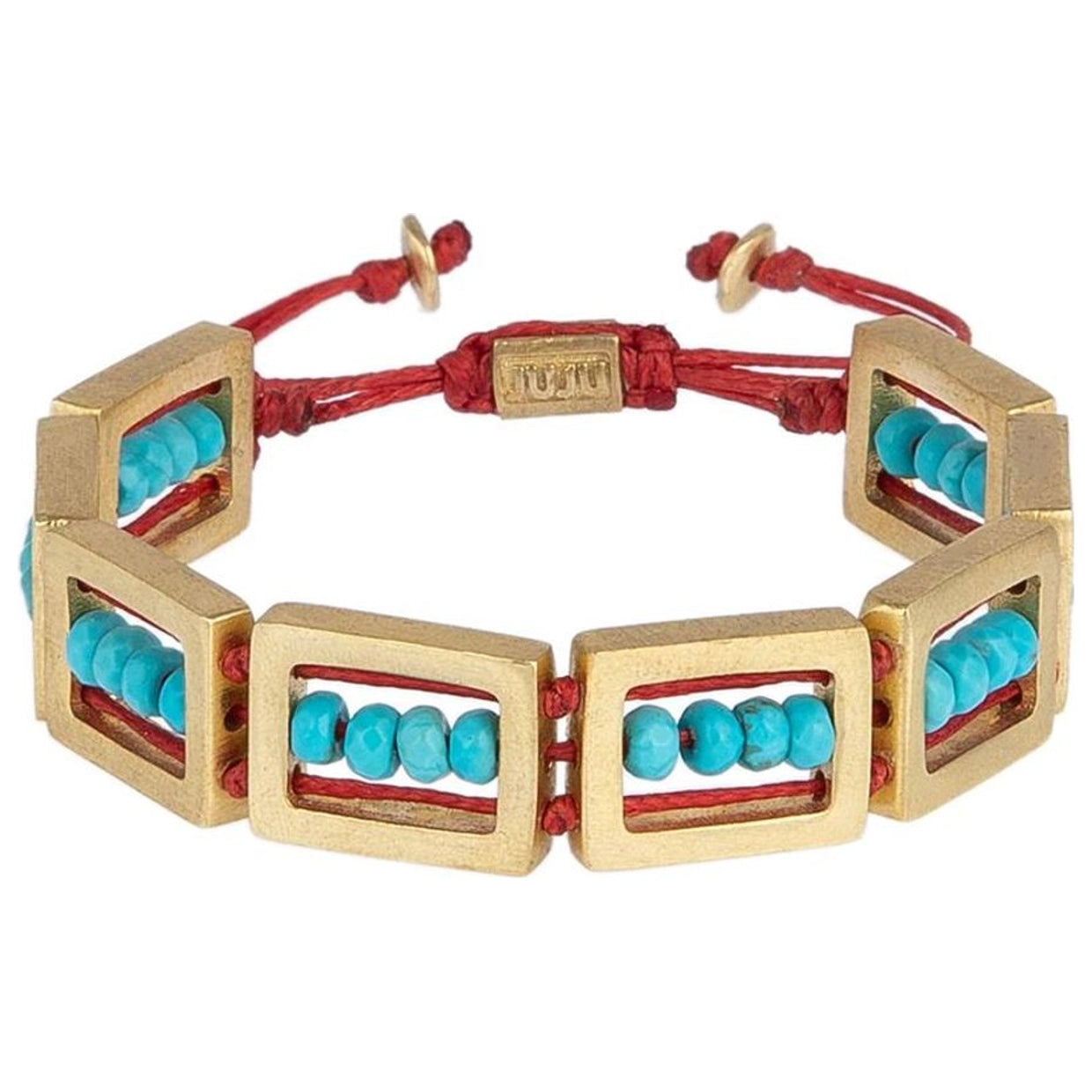 Rectangle Turquoise Bracelet