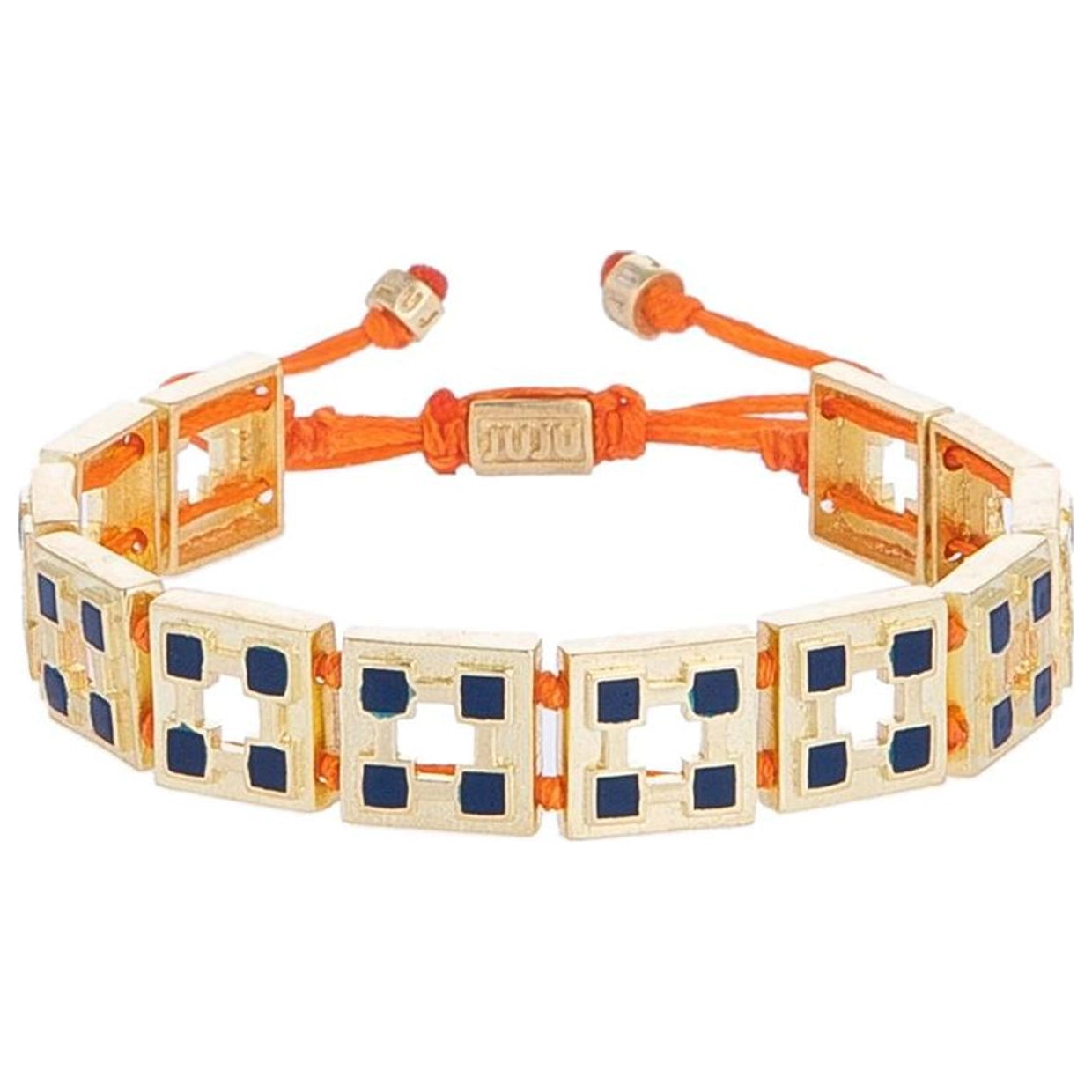 Border Bracelet with Enamel