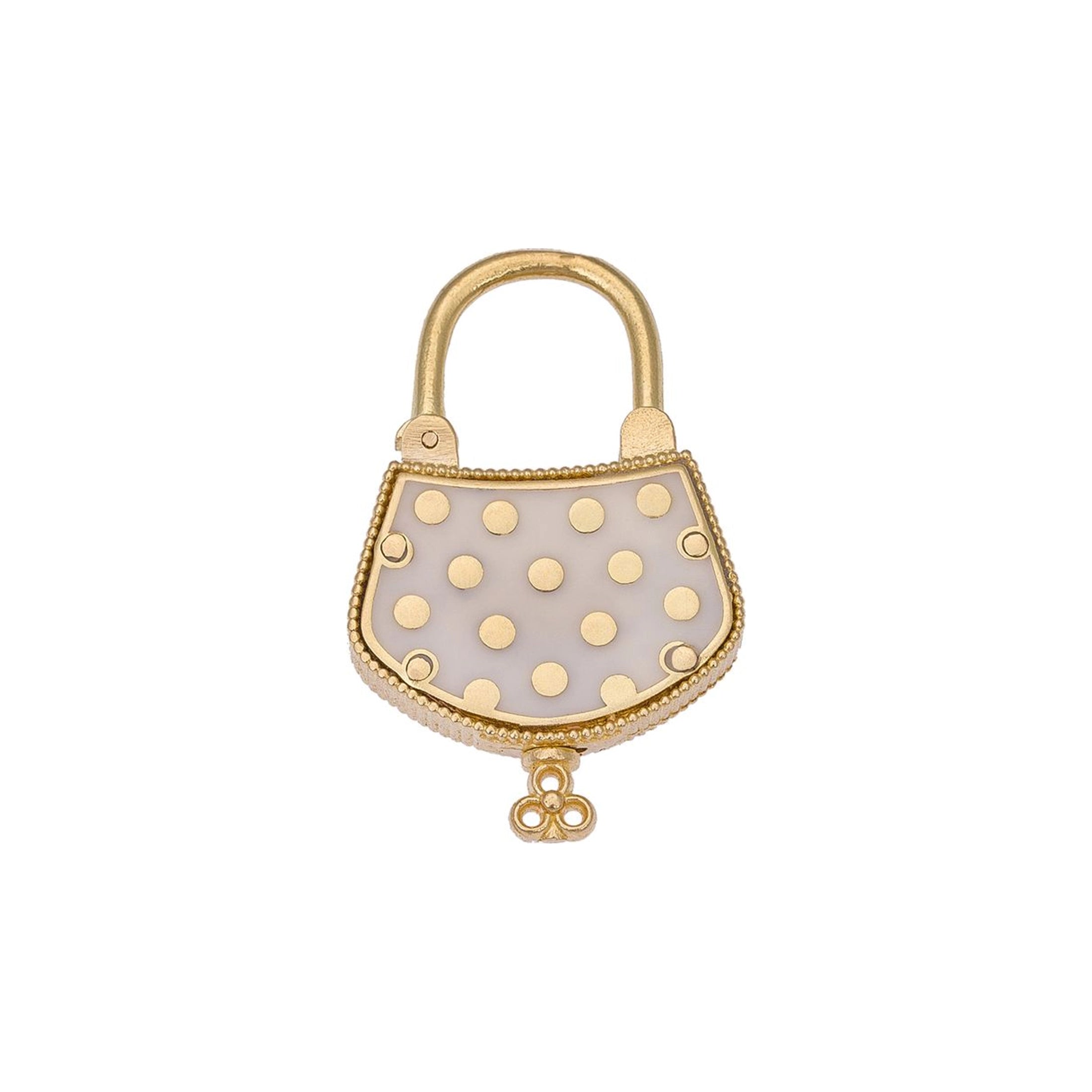 Dots lock with enamel