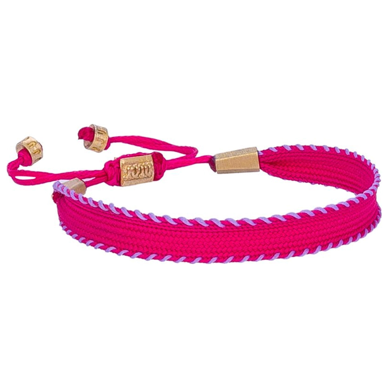 Pink&Purple Whimsy Thick Cord Bracelet