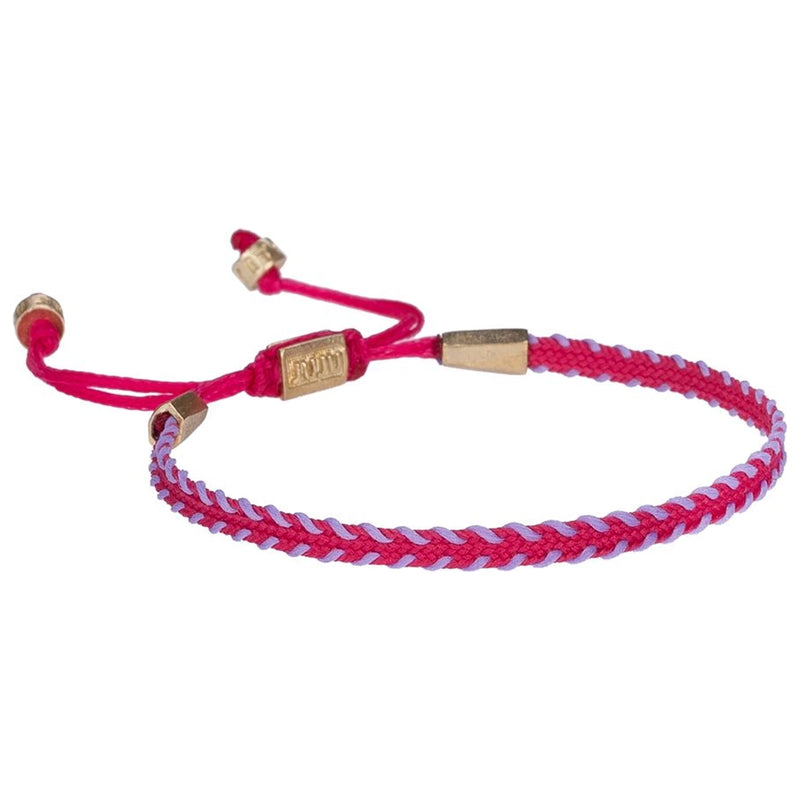 Pink&Lilac Whimsy Slim Cord Bracelet