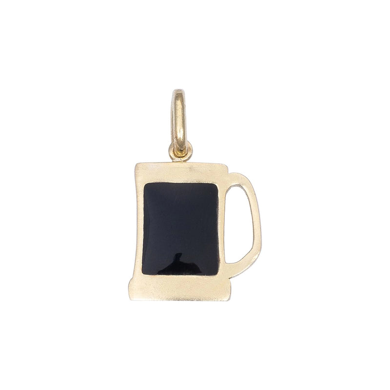 Beer Glass Charm with Enamel