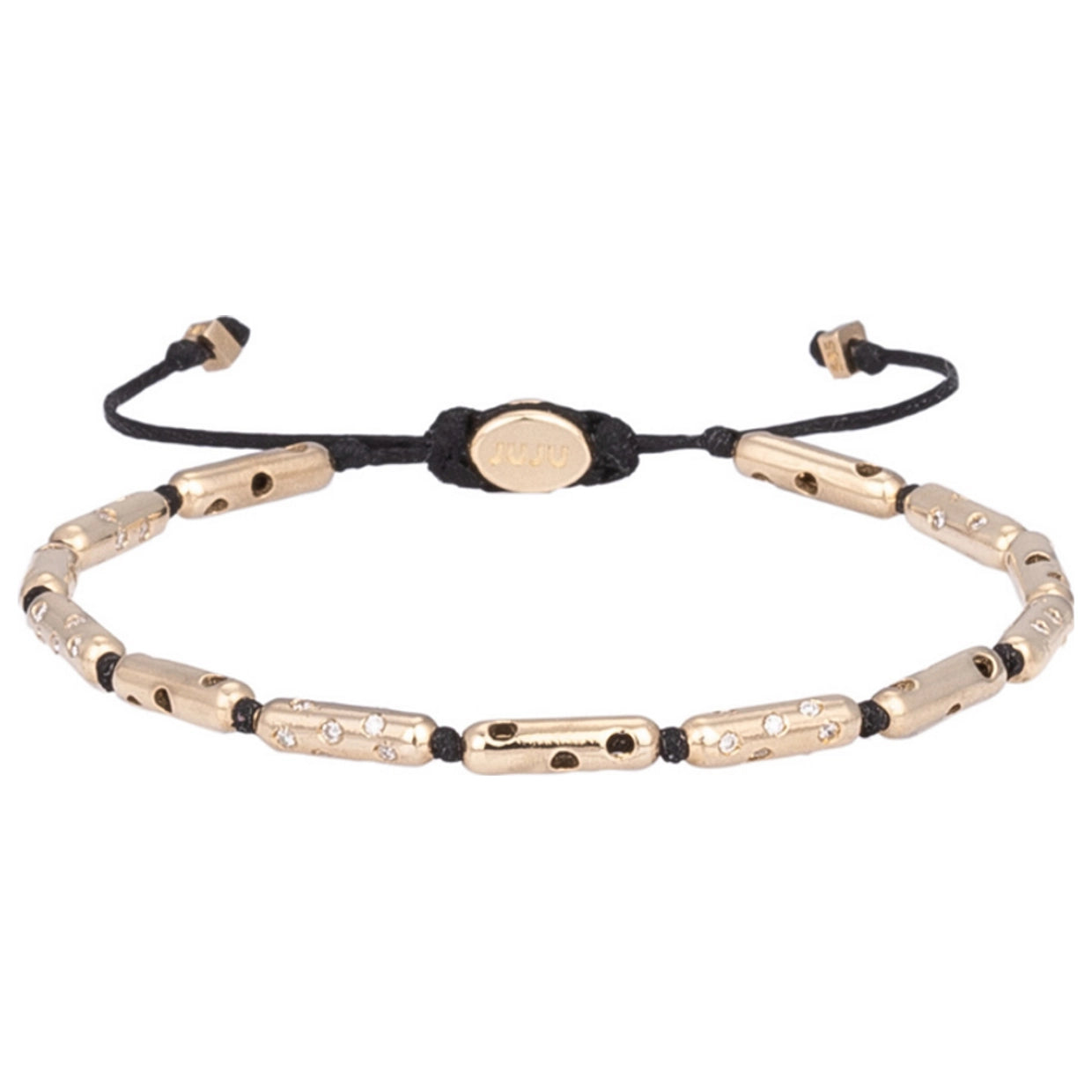 Light Breeze Gold Bracelet with Diamond Stones