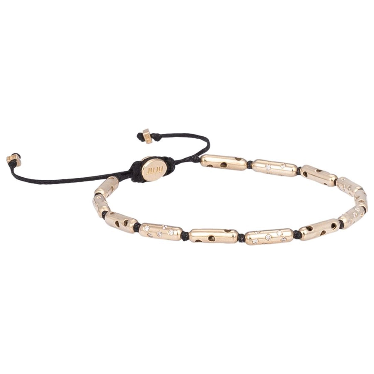 Light Breeze Gold Bracelet with Diamond Stones