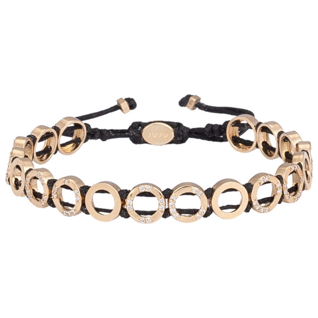 Moonshine Gold Bracelet with Diamond Stones