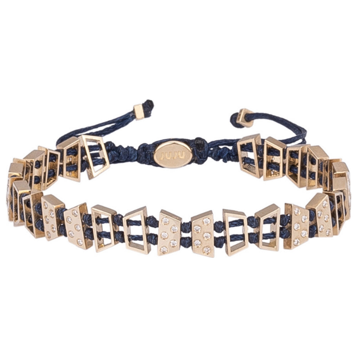 Sea Sparkle Gold Bracelet with Diamond Stones