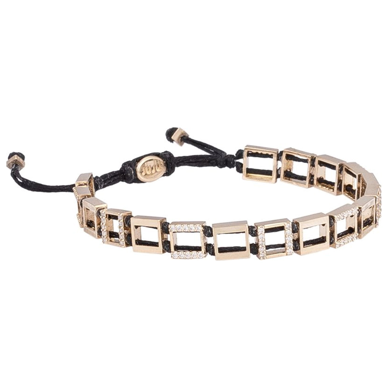 Star Chaser Gold Bracelet with Diamond Stones