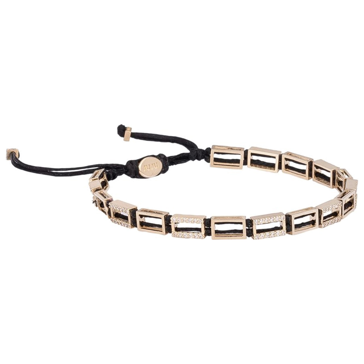 Breeze Gold Bracelet with Diamond Stones