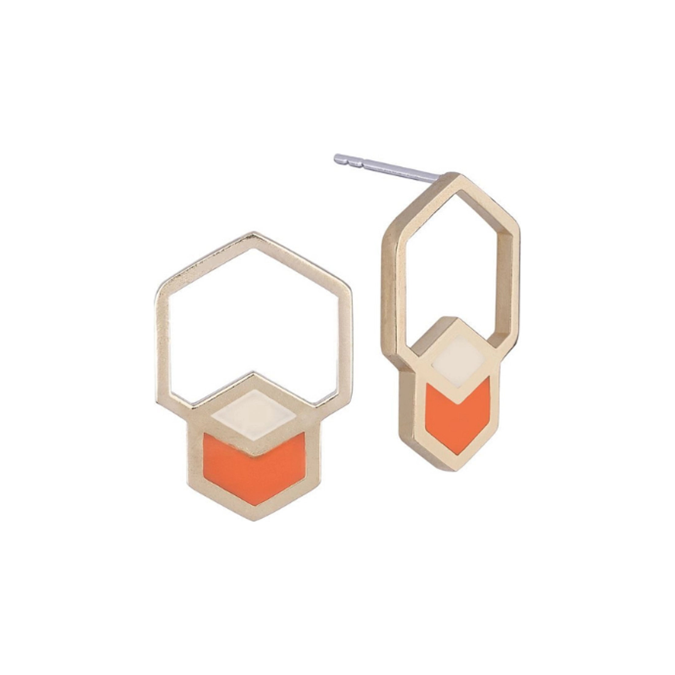 Reverse Comb Earrings