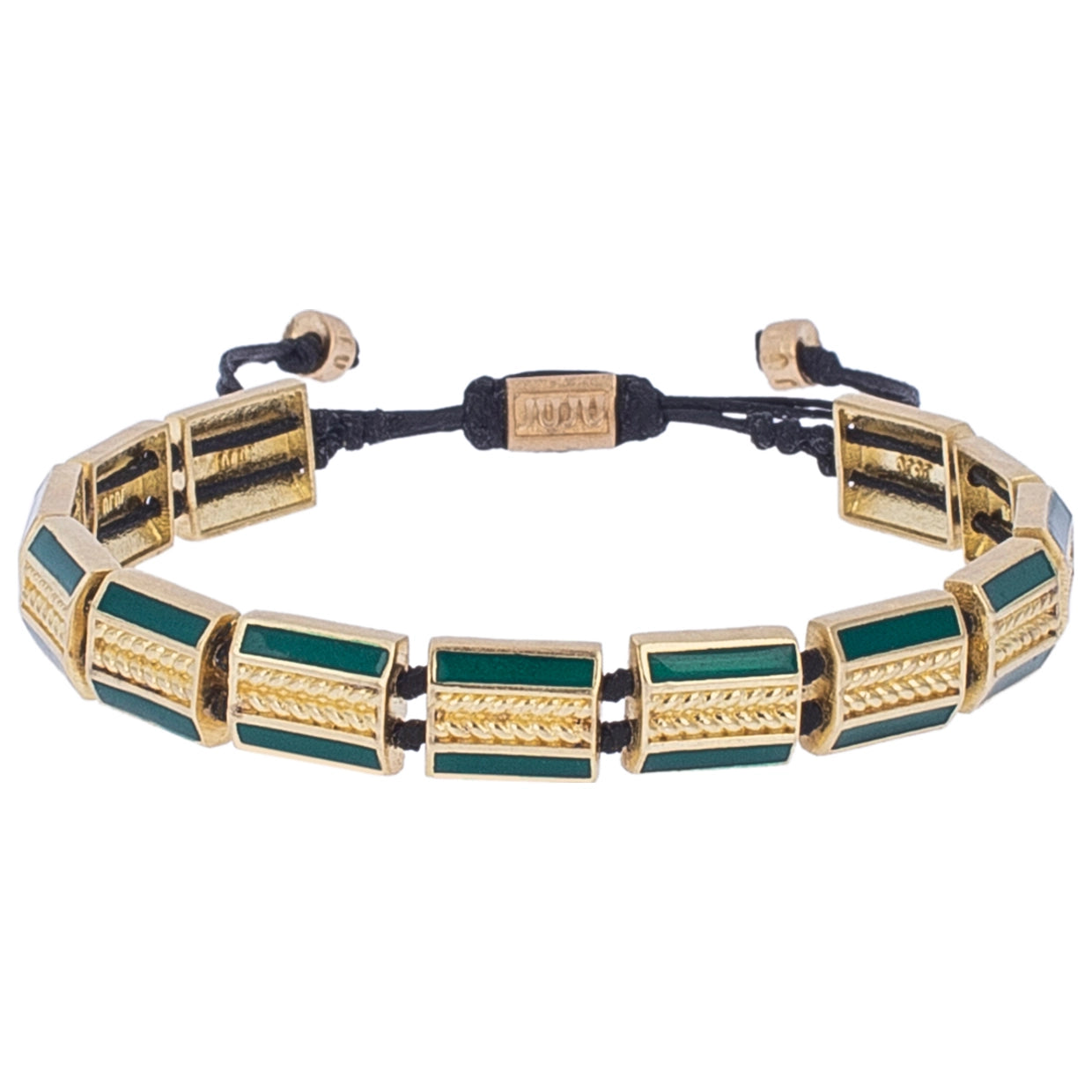 Knit Bracelet with Enamel