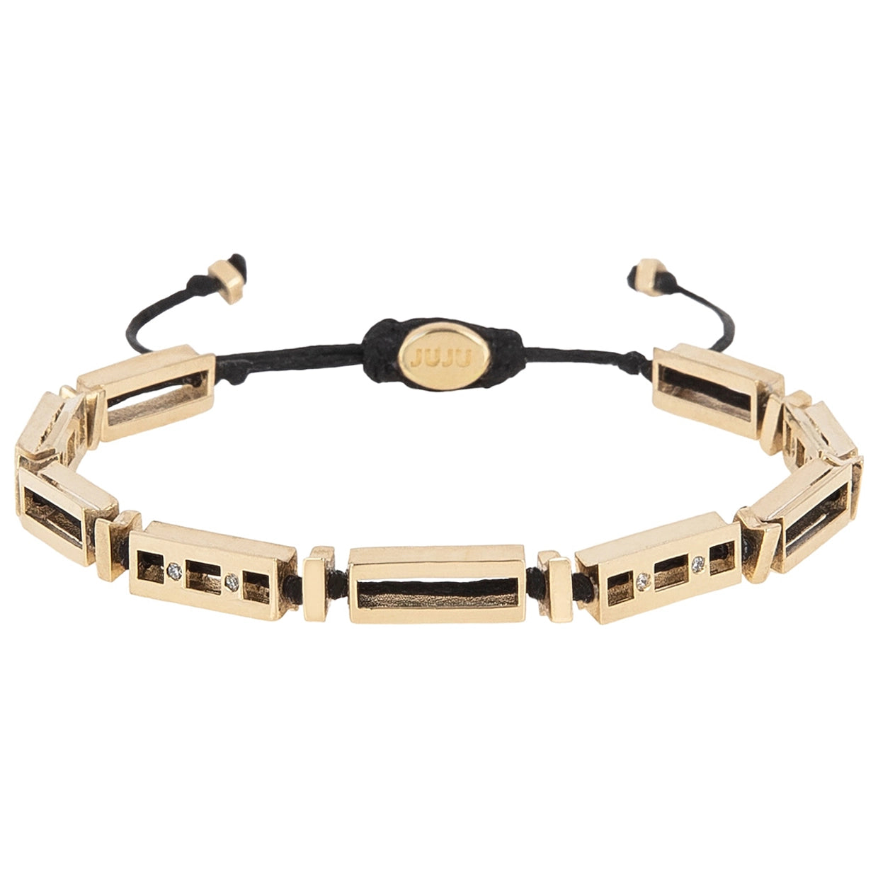 Vesta Gold Bracelets with Diamond Stones