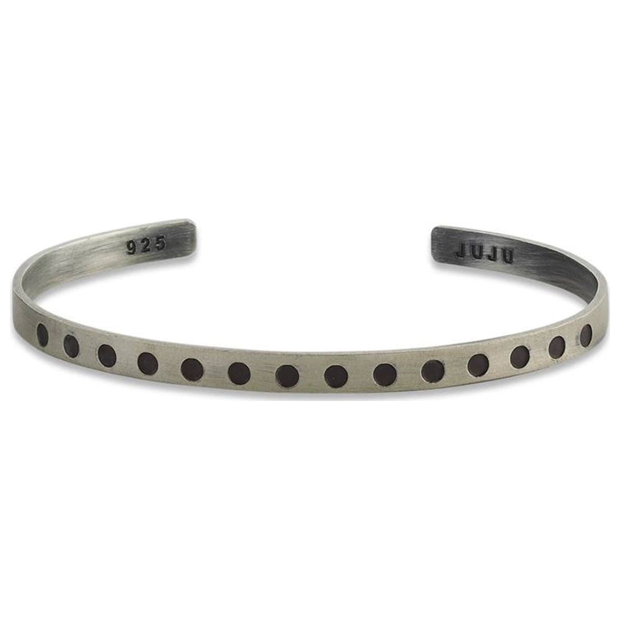 Silver Unisex Cuff with Dots