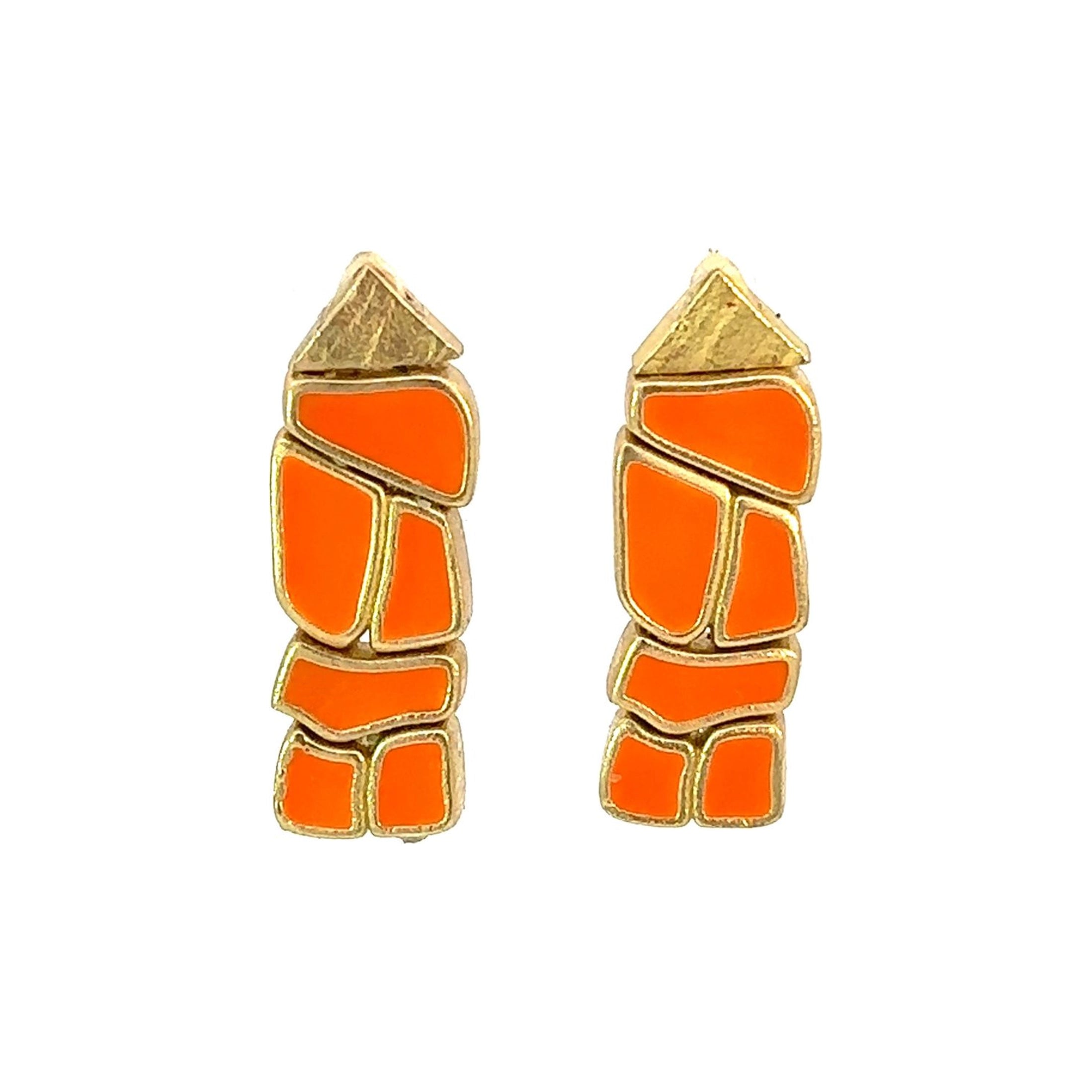 Jigsaw Earrings