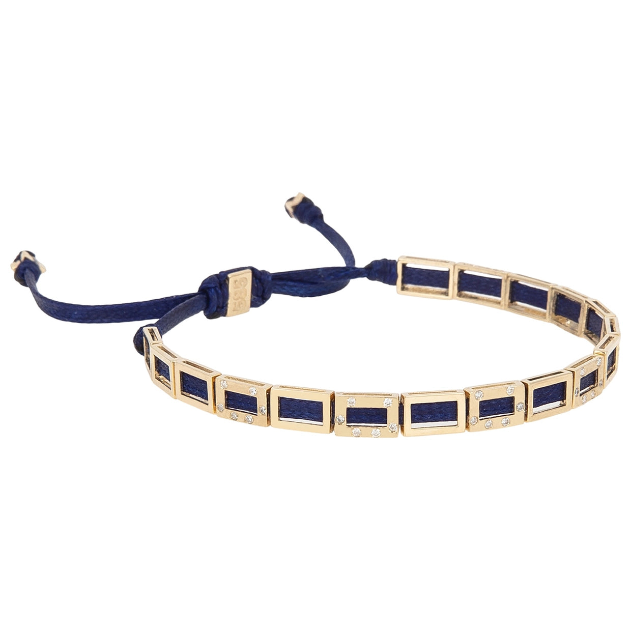 Caesar Gold Bracelets with Diamond Stones