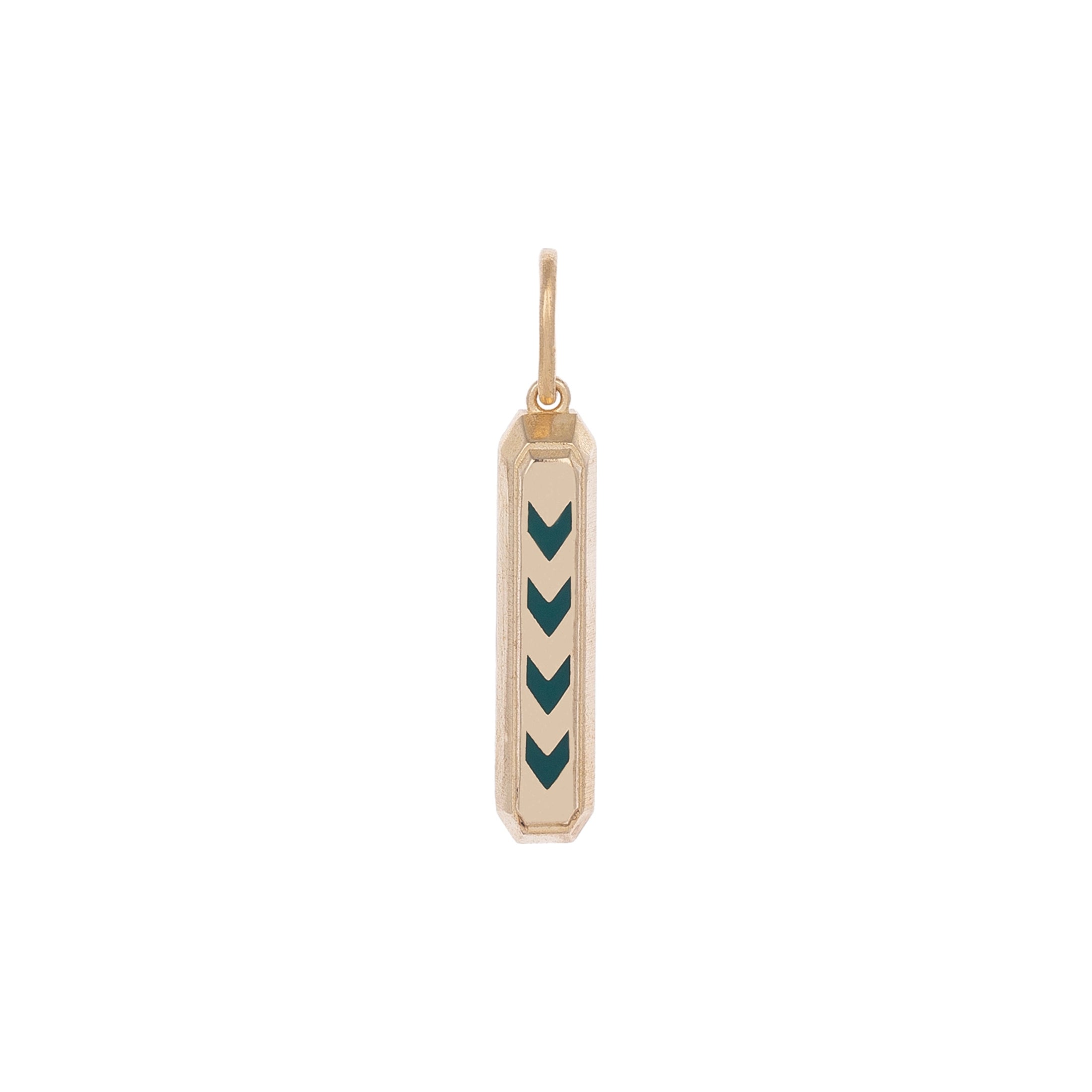 Arrow Charm with Enamel