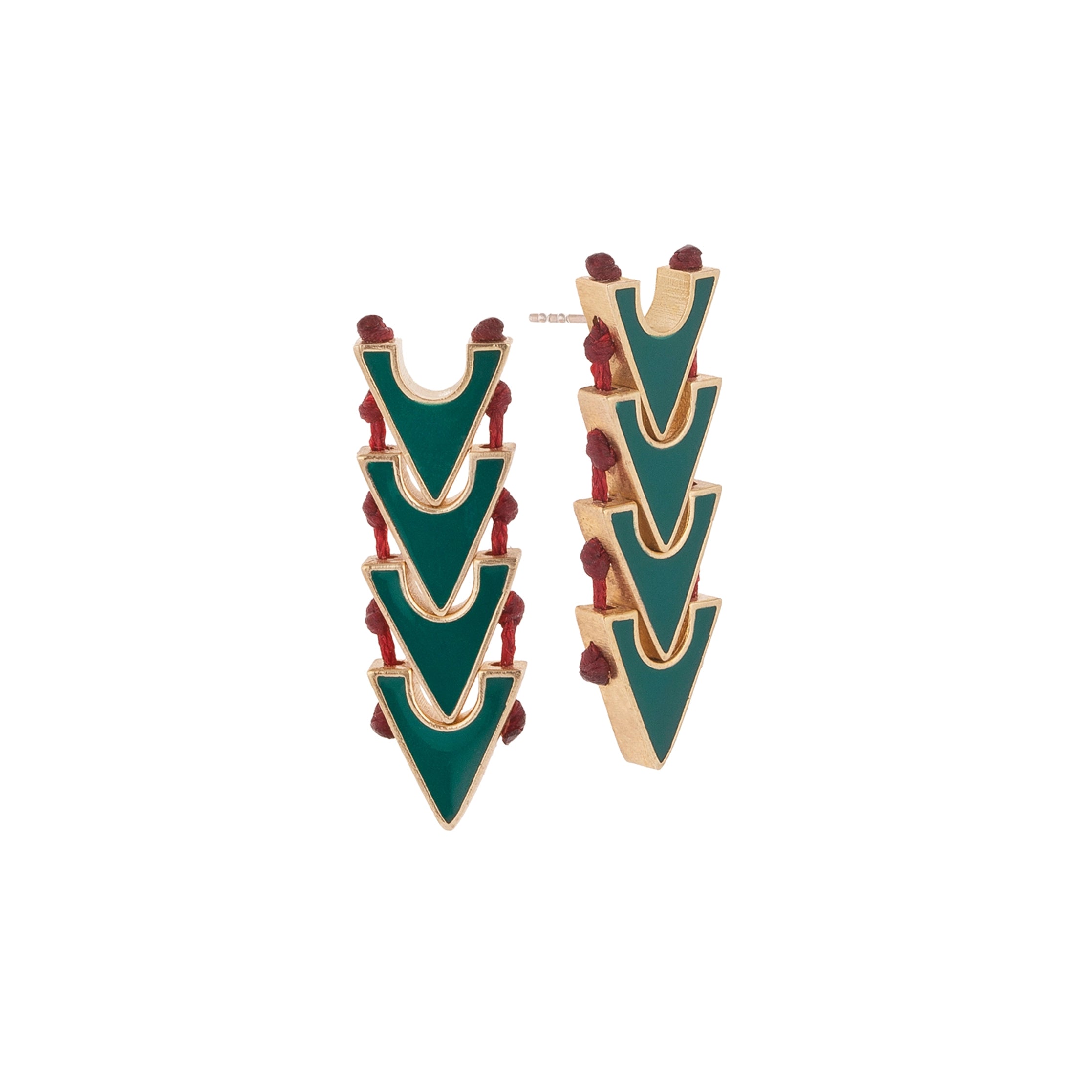 Enamel Rhythm Earrings